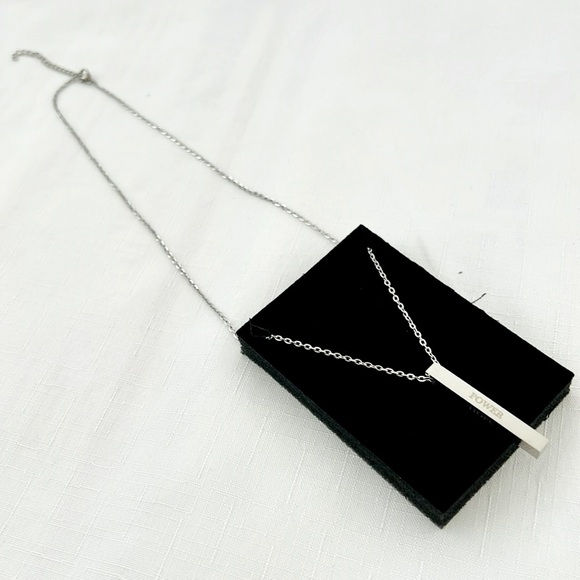 POSHFEEL / Engraved / Stainless Steel Necklace - Picture 2 of 9